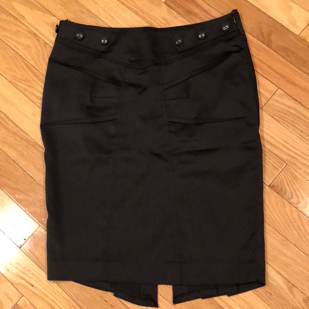 Black Sensi evening club pencil skirt size 38